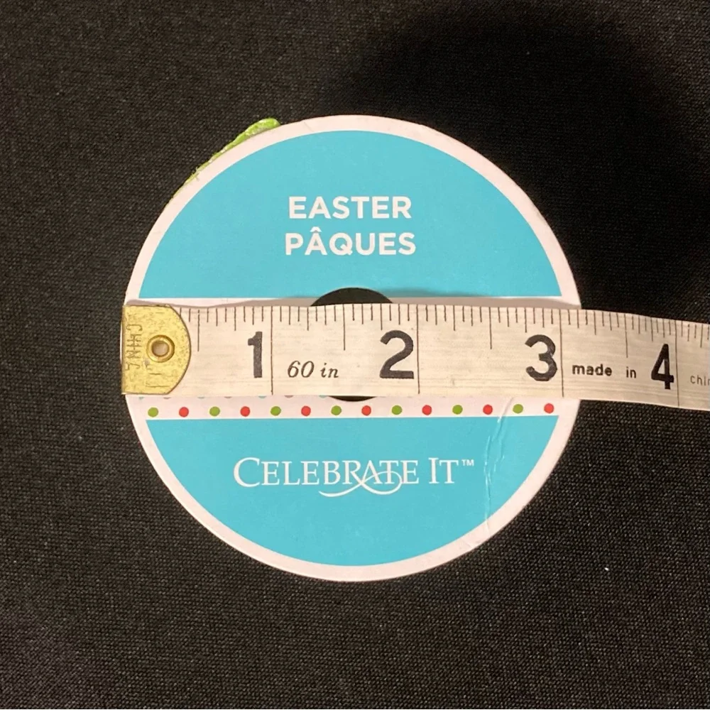 ⭐️❤️‍🔥 Celebrate It Easter Bunnies Wire Edged Gift Ribbon 1.5” x 108”